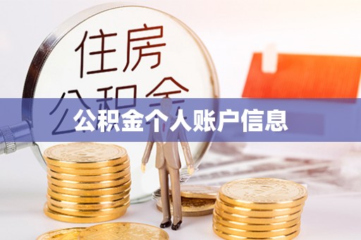 机会公积金个人账户信息