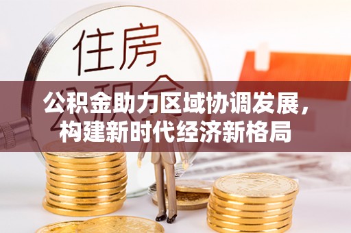 机会公积金助力区域协调发展，构建新时代经济新格局