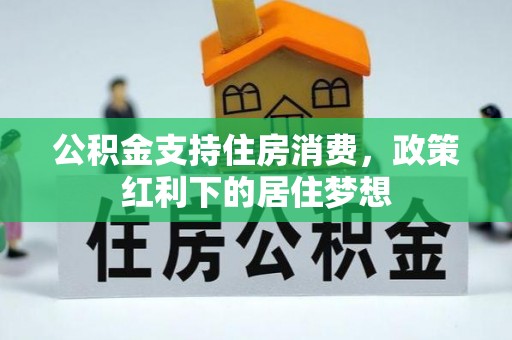 机会公积金支持住房消费，政策红利下的居住梦想