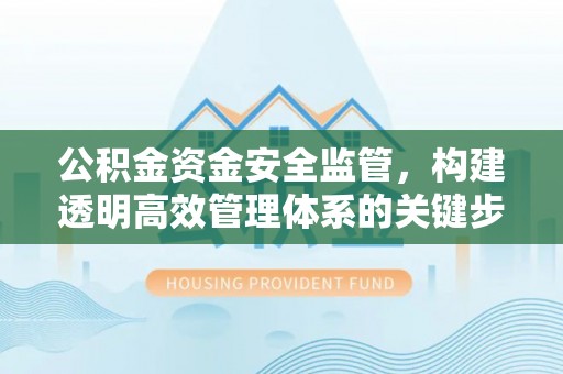 机会公积金资金安全监管，构建透明高效管理体系的关键步骤