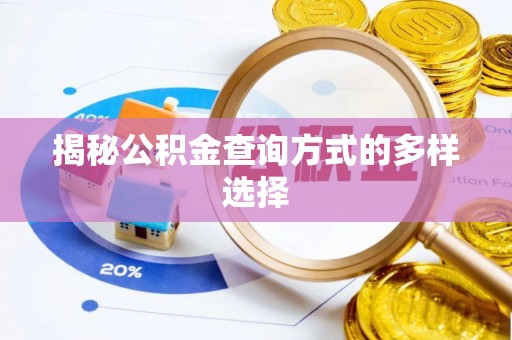 机会揭秘公积金查询方式的多样选择