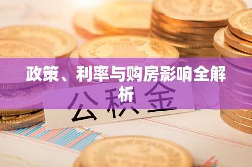 机会政策、利率与购房影响全解析